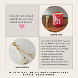 Wick Bliss | The Ultimate Candle Care Bundle: Grace Jones